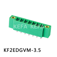 Connecteur de circuit imprimé KEFA KF2EDGV-3.81, bornier en cuivre à visser, pas de 3,81 mm, 300 V 8 A
