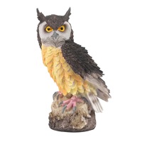 Figurines d'hiboux en résine écologiques, créatives, pour la décoration de bureau et d'entrée, vente en gros