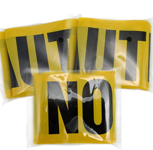 Cinta de Advertencia Amarilla Impermeable al 100% Personalizada de Guangdong Baoguan, <span class=keywords><strong>Película</strong></span> de PE No Adhesiva - Product Image 2