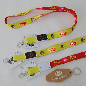 Дешевые сублимационные Светоотражающие печатные международные пользовательские светодиодные шнурки и держатели значков для мероприятий - Product Image 1