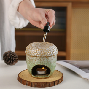 Bruciatore di Oli Essenziali in <span class=keywords><strong>Ceramica</strong></span> di Alta Qualità, Diffusore di Aromi Cotto in Forno per Casa, Hotel, Club, Decorazione Interna e Regalo - Product Image 4