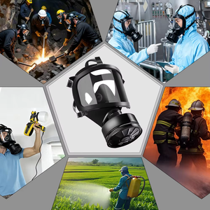 CE Approved Full <b>Face</b> Manufacturer's Full <b>Face</b> Respirator Mask with Activated Carbon Filter Enhanced Security and Protection - Product Image 5