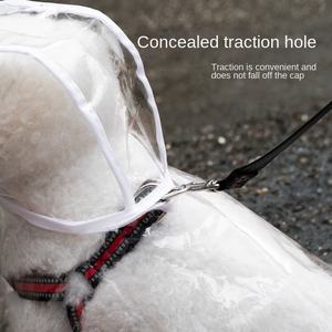 Msyo Transparante Hondenkleding Waterdichte Milieuvriendelijke Honden Huisdier Regenachtige Dag Wandelen Solide Klassiekers Plastic Regenjas Voor Huisdier - Product Image 2