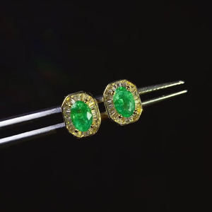 Bulk Wholesale Sterling Silver 925 <strong>Jewelry</strong> Natural <strong>Emerald</strong> Minimalist Women's Rings Pendant Wedding <strong>Jewelry</strong> <strong>Sets</strong> - Product Image 4