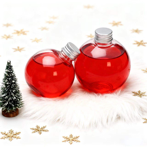 Boule de Noël transparente en PET pour décorations, écologique, en gros, pour contenir de la liqueur - Product Image 6