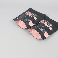Pochette d'emballage Mylar personnalisée, mate, résistante à l'humidité, pour gommage corporel et sels de bain
