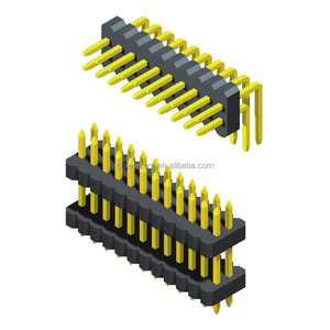 Männlicher Stiftleisten-Steckverbinder, Abstandshalter, zweireihig, gerade Ausführung, 1,0 mm Abstand, PH100-09 - Product Image 4