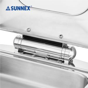 Para Sunnex Venice Series Electric 5.5L Servidor de buffet de acero inoxidable Chafer Square 2/3 Tamaño para Catering Hoteles y Restaurantes - Product Image 3