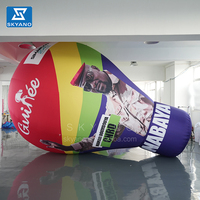 Ballon à air chaud géant gonflable, modèle publicitaire personnalisé, installation artistique, dispositif gonflable, dispositif mobile
