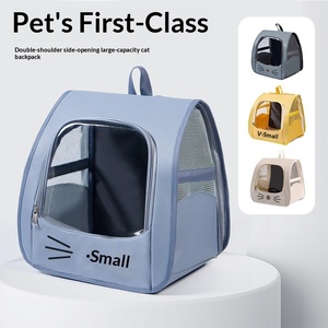 बिल्ली बैग स्पेस कैप्सूल पोर्टेबल pvc पेट बैकपैक जिपर कंधे के साथ बड़ी क्षमता लुभावनी पालतू जानवरों की आपूर्ति थोक - Product Image 5
