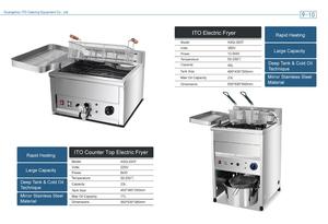 <span class=keywords><strong>Double</strong></span> réservoirs <span class=keywords><strong>friteuse</strong></span> électrique industrielle - Product Image 4