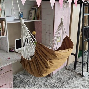 Purple Hanging Chair Fabric Wall Mount Dormitory <b>Swing</b> Seat <b>Single</b> Person Lazy Chair Contemporary Design - Product Image 3