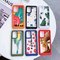 Coque de téléphone personnalisée en acrylique TPU antichoc couleur bonbon pare-chocs luxe personnaliser design de cellule