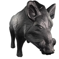 Cible de tir à l'arc 3D OEM Alibow de haute qualité pour la chasse et l'entraînement, pour arcs composés et flèches, fabriquée en plastique durable et en plumes.
