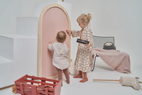 Tableau noir mural en bois encadré en forme d'arche, tableau magnétique Montessori pour les tout-petits