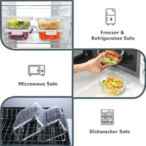 Brand New Kitchen <b>Containers</b> <b>Glass</b> Lunch Box <b>With</b> High Quality - Product Image 4