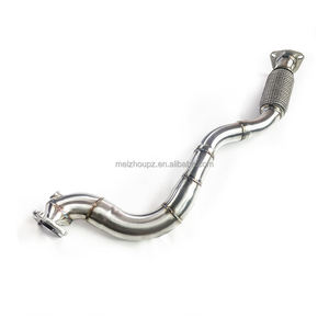 Tuyau d'échappement de voiture en acier inoxydable T304 pour Honda Fit GE6 1.3L 2008-2013, modification directe usine - Product Image 6