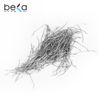 Venta directa de fábrica monofilamento extremo gancho tipo fibra de acero para hormigón refuerzo antigrietas extremo gancho tipo fibra de acero