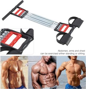 Equipo de Gimnasio, Ejercitador de Dedos, Expansor de Pecho de 5 Resortes 3 en 1 con Pedal, Expansor de Pies, Ejercicio de Fitness en Casa, Musculación - Product Image 4