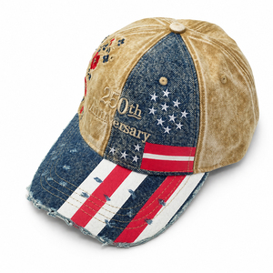 Gorra de Béisbol Conmemorativa del 250 Aniversario de EE. UU., Bordado Personalizado 1776-2026, Gorra Patriótica con Logotipo Personalizado, Gorra de Recuerdo del 4 de Julio para Hombres y Mujeres - Product Image 1