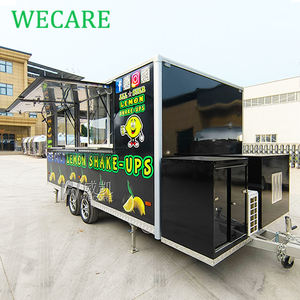 WECARE - Remolque de Comida Móvil, Carrito de Comida, Barra de Vinos, Café y Jugos, Totalmente Equipado, <span class=keywords><strong>Camión</strong></span> de Comida <span class=keywords><strong>para</strong></span> Pizza, Remolque de Concesión <span class=keywords><strong>para</strong></span> <span class=keywords><strong>Hot</strong></span> Dogs - Product Image 4