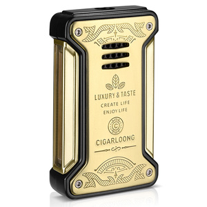 Encendedor de Cigarros Portátil CIGARLOONG, Encendedor de Cigarros de Metal Resistente al Viento, Encendedor de Cigarros Premium de Lujo para Regalo - Product Image 1