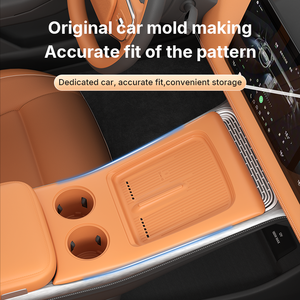 <b>Car</b> <b>Interior</b> Silicon Pad For Xpeng G9 <b>Car</b> Front Center Armrest Storage Box Divided Storage Tray - Product Image 3