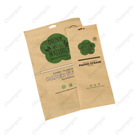En gros Mat 3C Accessoires Électroniques Matériel Écouteur Kraft Papier Ziplock Sacs Téléphone Cas Pochette Fermeture Éclair Sac D'emballage