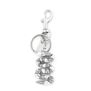 Accesorio <span class=keywords><strong>para</strong></span> bolso: Llavero y colgante de metal con diseño de serpiente de la suerte <span class=keywords><strong>para</strong></span> bolso de mano y bandolera de mujer <span class=keywords><strong>Coach</strong></span> - Product Image 3