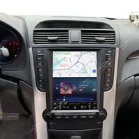 Lecteur DVD vidéo multimédia, avec Navigation GPS, Radio stéréo pour Acura TL 2004 — 2008, écran Vertical type Tesla, Android