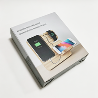 Boîte en carton ondulé personnalisée pour support d'iPhone/support de téléphone portable, boîte en papier ondulé imprimée pour accessoires électroniques, boîte d'emballage