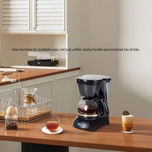 เครื่องชงกาแฟแบบพกพาขนาดเล็ก กึ่งอัตโนมัติ ความจุถังน้ำขนาดใหญ่ 600 มล. หม้อ<span class=keywords><strong>กาแฟ</strong></span>แก้ว เครื่องชงกาแฟ - Product Image 3