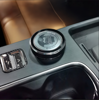 Adaptation pour accessoires Icaur V27 - Couvercle de bouton en cristal pour console centrale - Accessoires de protection et de modification de l'intérieur de la voiture.