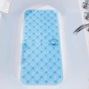 Chất lượng cao có thể giặt bồn tắm Mat PVC Chất liệu 100*40cm cho phòng tắm