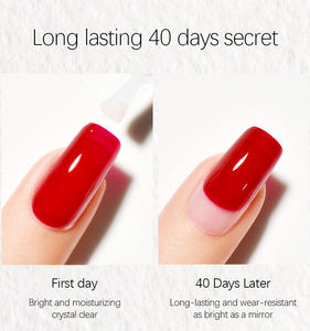 Nouvelle formule 2026 Top Coat Gel Cristal 15ml, sans décoloration, ultra brillant, dur, applicable au pinceau, Gel OEM en gros - Product Image 6