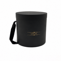 Emballage en carton recyclable personnalisé, boîte ronde pour chapeaux et marques de vêtements avec impression de logo personnalisée