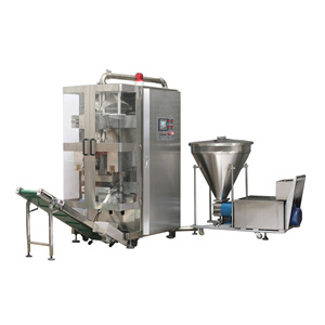 Machine de remplissage verticale automatique pour sachets de 1-5 kg, 5-15 bpm, pour sauces, pâtes, miel, colle, salades, confitures, garnitures et beurre - Product Image 1