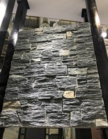 En gros Pas Cher Naturel Feuille de Mur de Pierre De Culture de Ciment Prix De Placage