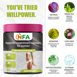 Cápsulas supresoras del apetito OEM ODM para mujeres. Cápsulas con extracto de azafrán y té verde que apoyan el apetito, la energía y el estado de ánimo equilibrados. - Product Image 3