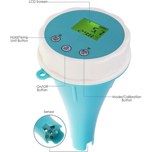 Bluetooth-Verbindung <span class=keywords><strong>6</strong></span>-<span class=keywords><strong>in</strong></span>-<span class=keywords><strong>1</strong></span> Intelligenter Pool-Wasserqualitätstester mit Bluetooth-Mobil-App, Datenprotokollierung & Exportfunktion - Product Image 2
