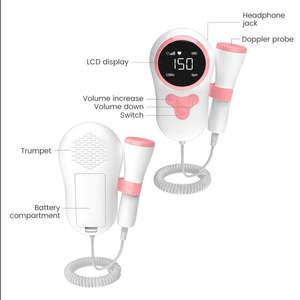 Monitor Detak Jantung Bayi CE Medical Fetal Doppler untuk Distributor - Product Image 1