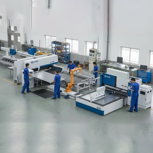 PBE2500 Otomatik CNC Bükme Merkezi ESL300 CNC Taretli Delme Lazer Kombine Sac Metal Üretim Hattı Metal Kesme Makineleri - Product Image 1