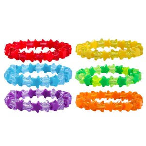 Acrylic <b>Bracelet</b> Five Pointed Star Geometric Design Elastic <b>Rope</b> Multi Layer Unisex Jewelry Spring 2024 Yiwu Origin - Product Image 4