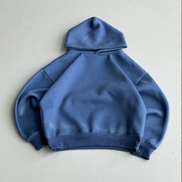 Hoodie Oversize Uni de Luxe Haute Qualité 500gsm 600gsm à Épaules Tombantes avec Double Fermeture Éclair – Fabricant