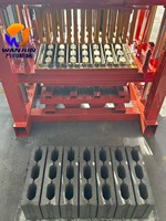 Machine à fabriquer des blocs creux en ciment de haute qualité WJ 4-40 avec engrenage pour usine de production - Processus rationalisé pour le Nigéria et le Ghana