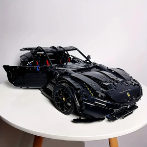 JIESTAR 91102 1:8 Technical Sports Car Building Block <b>Model</b> Assembly Children's Toy Christmas Gift Set - Product Image 4