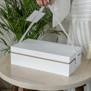 Caja de Regalo Portátil para Pastelería, Postres, Té, Chocolate, Dulces, Frutos Secos, Café, con Asa - Product Image 2