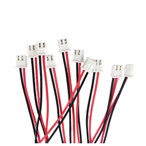 Elektronik Uygulamalar için Özel 2.54mm Pitch XH 2 Pin Mikro JST 24AWG Konnektör Fiş Kablo Demeti Montajı - Product Image 5