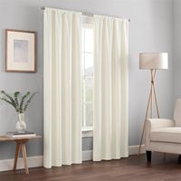 Luxe Style européen 100% Polyester hôtel rideau occultant maison fenêtre pare-soleil décoratif personnalisé solide rideaux cantonnières