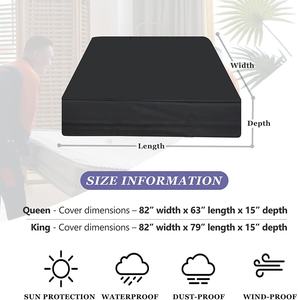 Grosir disesuaikan Logo ganda tahan air kasur penutup penyimpanan Oxford kasur penutup dengan pegangan - Product Image 2